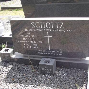 SCHOLTZ Jeanette 1951-1985
