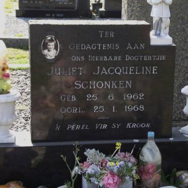 SCHONKEN Juliet Jacqueline 1962-1968