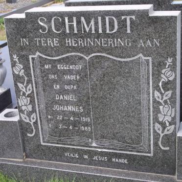 SCHMIDT Daniel Johannes 1919-1989