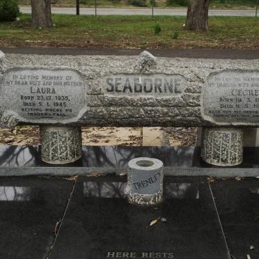 SEABORNE Cecile 1922-1963 :: SEABORNE Laura 1935-1985 