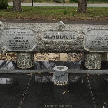 SEABORNE Cecile 1922-1963 :: SEABORNE Laura 1935-1985 