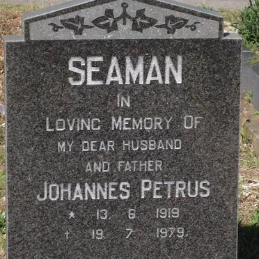 SEAMAN Johannes Petrus 1919-1979