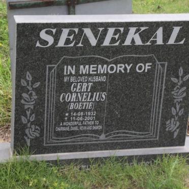 SENEKAL Gert Cornelius 1932-2001