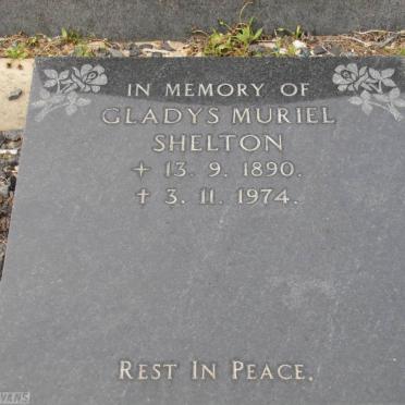 SHELTON Gladys Muriel 1890-1974