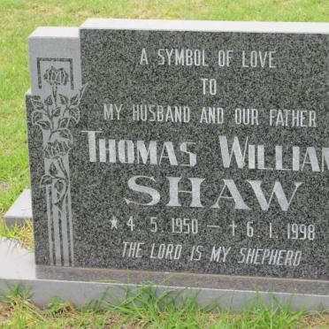 SHAW Thomas William 1950-1998
