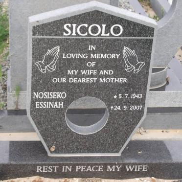 SICOLO Nosiseko Essinah 1943-2007