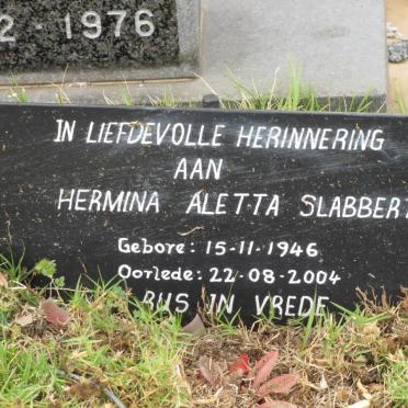 SLABBERT Hermina Aletta 1946-2004