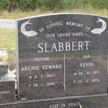 SLABBERT Archibald Edward 1945-1994 :: SLABBERT Kevin 1971-1974