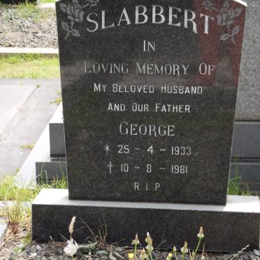 SLABBERT George 1933-1981