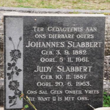 SLABBERT Johannes 1882-1961 &amp; Judy 1887-1963
