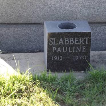 SLABBERT Pauline 1912-1970