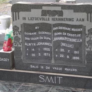 SMIT Alwyn Johannes 1905-1972 &amp; Johanna Petronella 1911-1996
