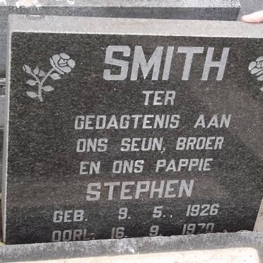 SMITH Stephen 1926-1970