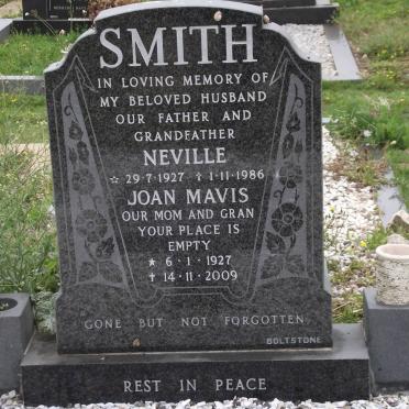 SMITH Neville 1927-1986 &amp; Joan Mavis 1927-2009