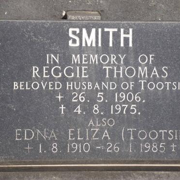 SMITH Reginald Thomas 1906-1975 &amp; Edna Eliza 1910-1985