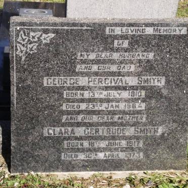 SMITH George Percival 1910-1964 &amp; Clara Gertrude 1917-1973