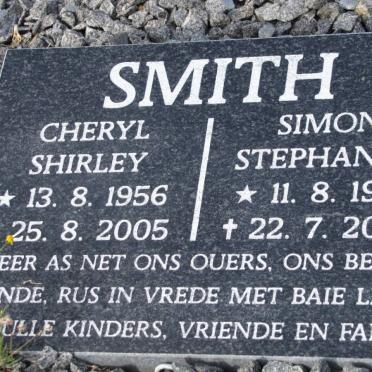 SMITH Cheryl Shirley 1956-2005 &amp; Simon Stephanus 1957-2005
