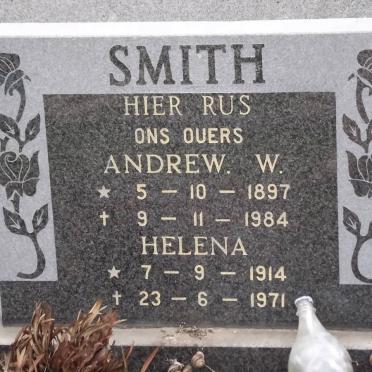 SMITH Andrew W. 1897-1984 &amp; Helena 1914-1971