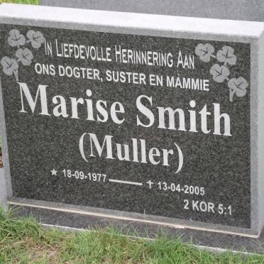 SMITH Marise nee MULLER 1977-2005