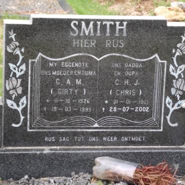 SMITH C.H.J. 1921-2002 &amp; G.A.M. 1926-1995