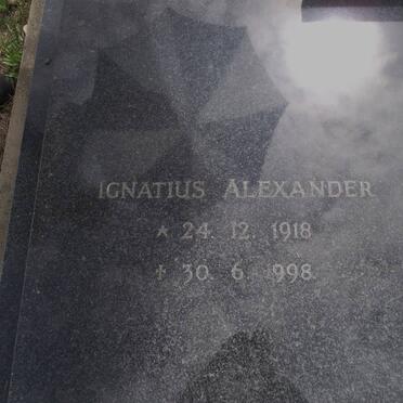 SMITH Ignatius Alexander 1918-1998 :: SMITH Dean Alexander 1986-1986
