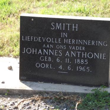 SMITH Johannes Anthonie 1885-1965