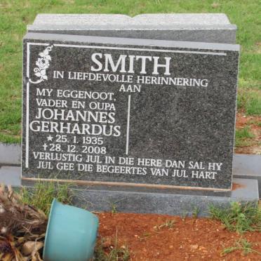 SMITH Johannes Gerhardus 1935-2008