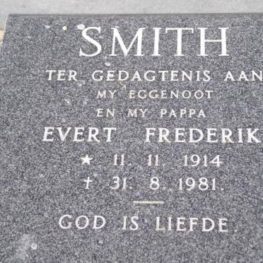 SMITH Evert Frederik 1914-1981