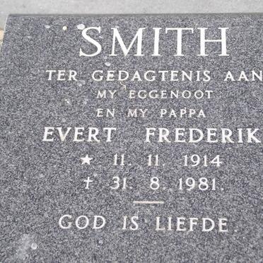 SMITH Evert Frederik 1914-1981