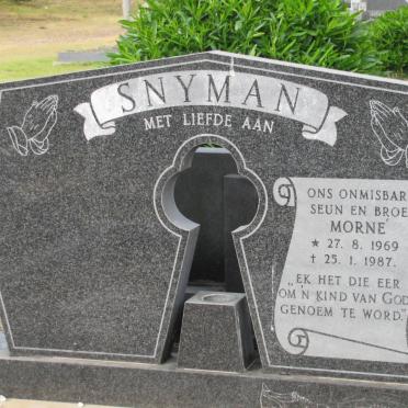 SNYMAN Morne 1969-1987