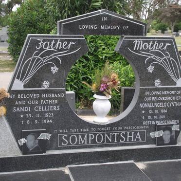 SOMPONTSHA Sandi Cilliers 1923-1994 &amp; Nomalungelo Cynthia 1934-2011