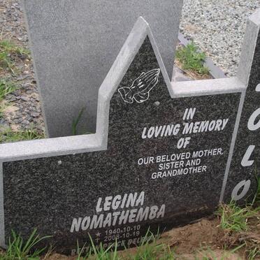 SOLO Legina Nomathemba 1940-2008