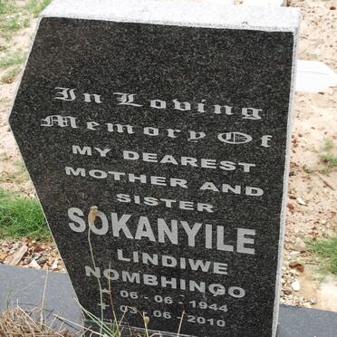 SOKANYILE Lindiwe Nombhingo 1944-2010
