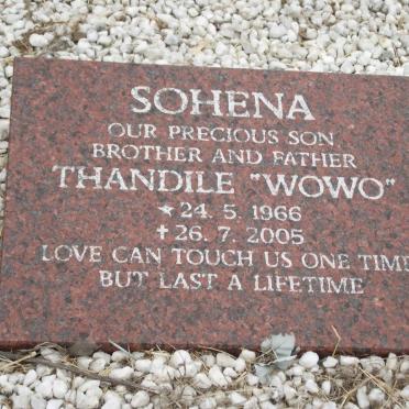 SOHENA Thandile 1966-2005