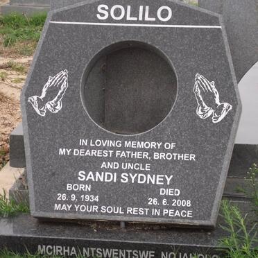 SOLILO Sandi Sydney 1934-2008