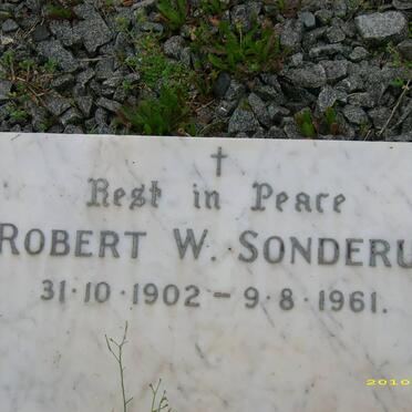 SONDERUP Robert W. 1902-1961