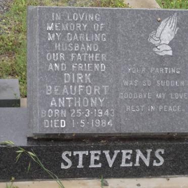 STEVENS Dirk Beaufort Anthony 1943-1984