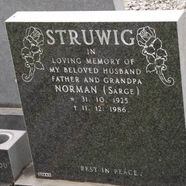 STRUWIG Norman 1925-1986