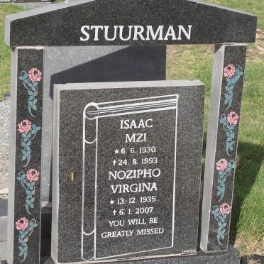 STUURMAN Isaac Mzi 1930-1993 &amp; Nozipho Virginia 1935-2007