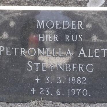 STEYNBERG Petronella Aletta 1882-1970
