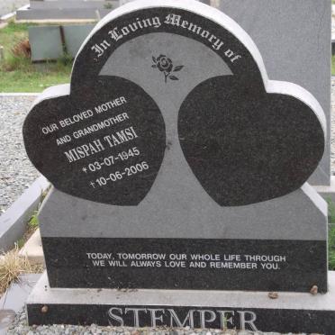 STEMPER Mispah Tamsi 1945-2006