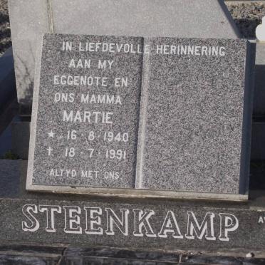 STEENKAMP Martie 1940-1991