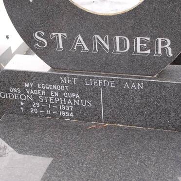 STANDER Gideon Stephanus 1937-1994