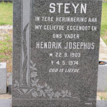 STEYN Hendrik Josephus 1903-1974
