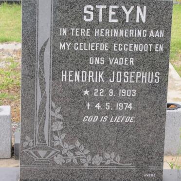 STEYN Hendrik Josephus 1903-1974