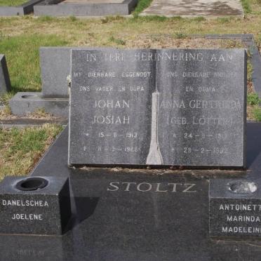 STOLTZ Johan Josiah 1913-1988 &amp; Anna Gertruda LOTTER 1913-1992