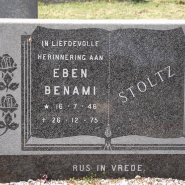 STOLTZ Eben Benami 1946-1975