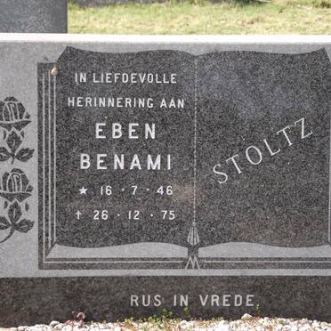STOLTZ Eben Benami 1946-1975