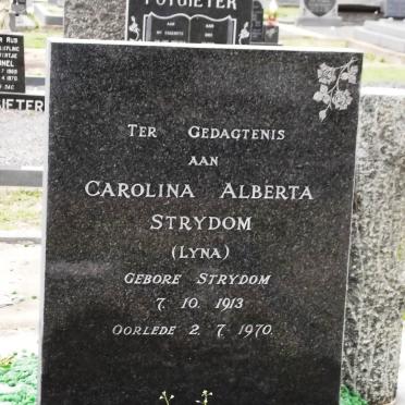 STRYDOM Carolina Alberta nee STRYDOM 1913-1970