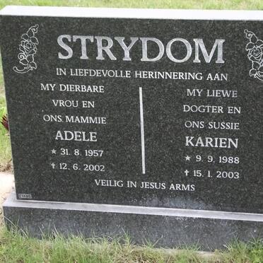 STRYDOM Adele 1957-2002 :: STRYDOM Karien 1988-2003